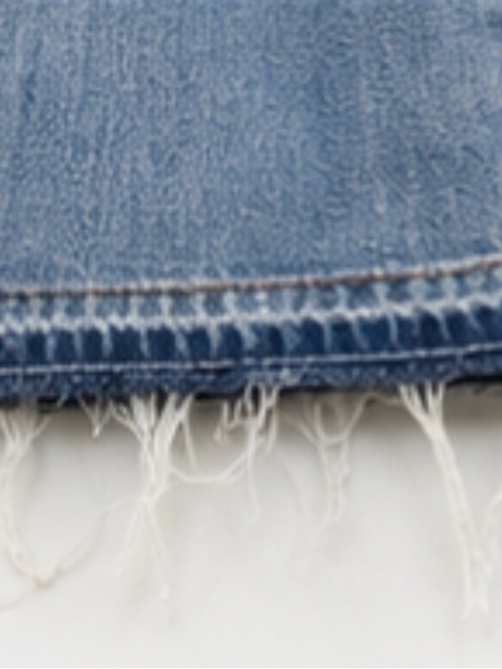 GAP 1969 Real Straight Distressed Raw Hem Jeans 27R - Picture 6 of 10